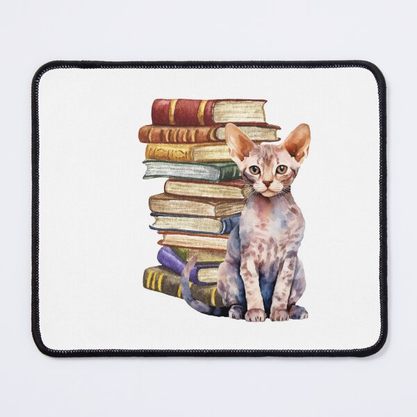 Item preview, Devon Rex And Books designed and sold by TheAnimalZ00.