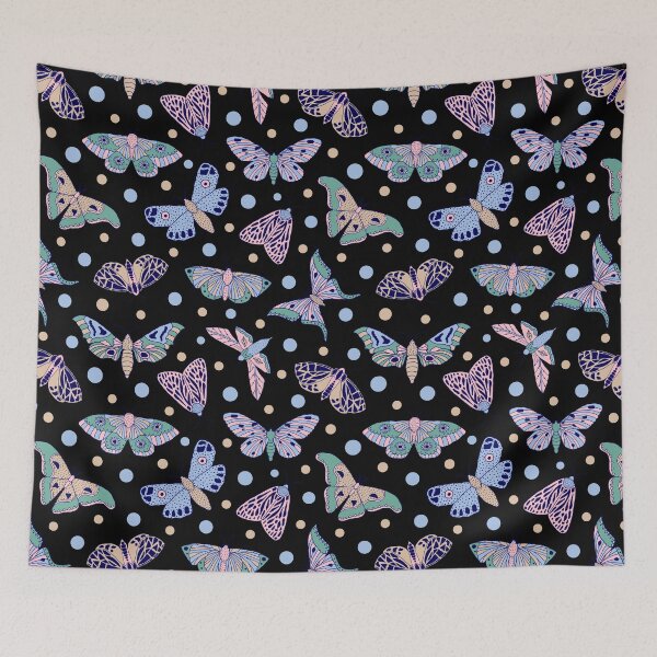 Item preview, Retro Style Colorful Butterflies  designed and sold by Motogetsu.