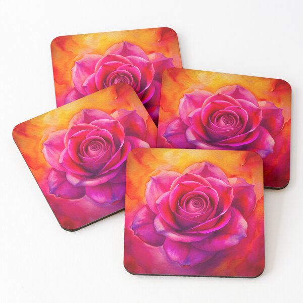 Item preview, Pink Rose Flower Digital Painting designed and sold by Deanmindvortex.