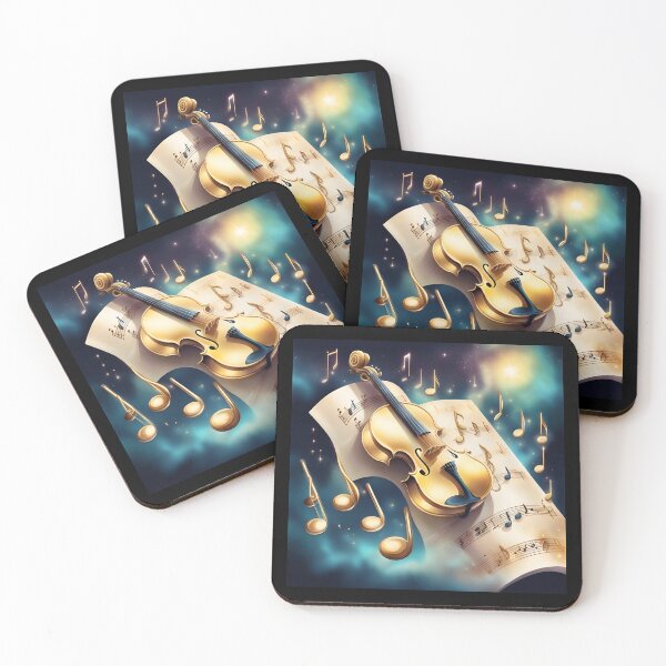 Item preview, Violin and Musical Score designed and sold by Artbellachi.
