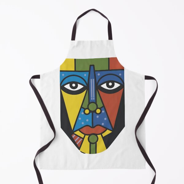 Item preview, Copy of cubist face with exaggerated geometric shapes..sticker. designed and sold by ArtshirtGroup.