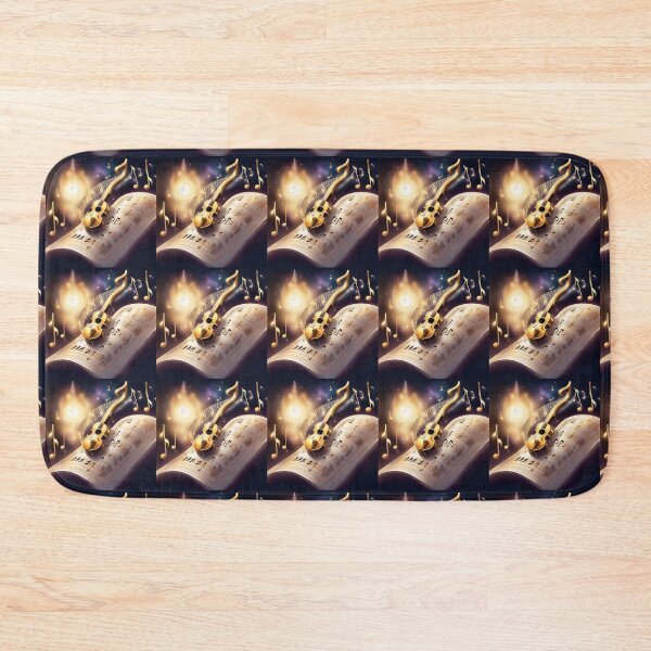 Item preview, Golden violin and musical score designed and sold by Artbellachi.