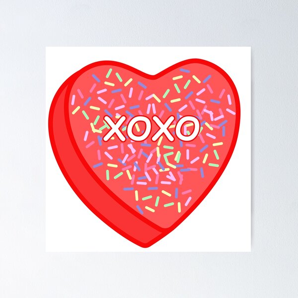 Conversation Hearts: XOXO Poster