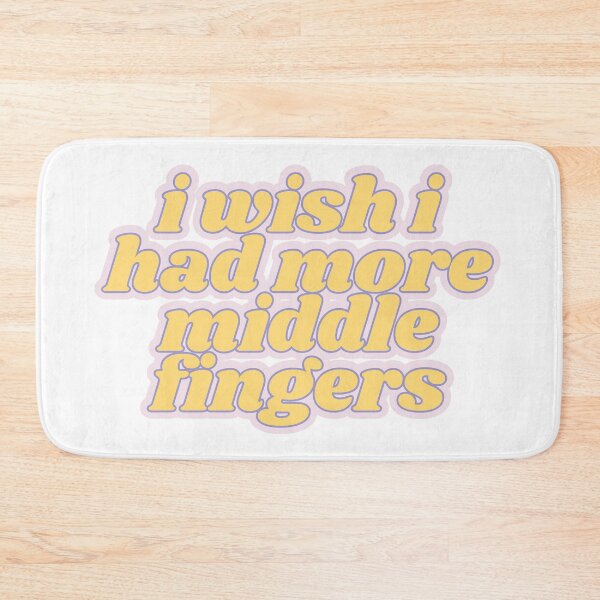 Item preview, More middle fingers bubble words designed and sold by Kaylagwill.