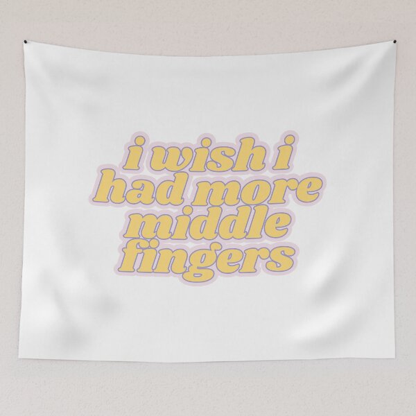 Item preview, More middle fingers bubble words designed and sold by Kaylagwill.