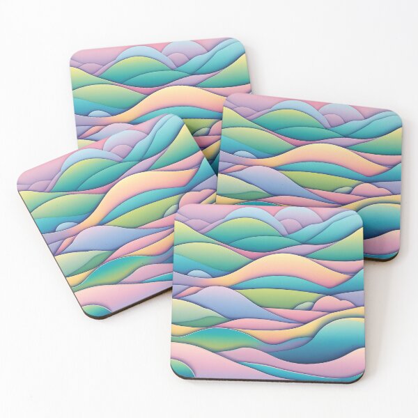 Item preview, Pastel Waves designed and sold by BoyFriendAI.