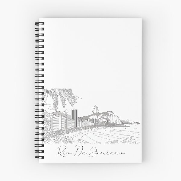 Item preview, Rio De Janierio City View Line Art View 8 designed and sold by PrintsByVickson.