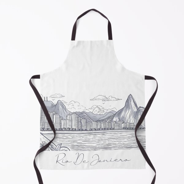 Item preview, Rio De Janierio City View Line Art View 7 designed and sold by PrintsByVickson.
