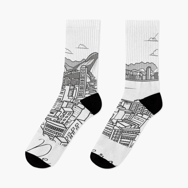 Item preview, Rio De Janierio City View Line Art View 4 designed and sold by PrintsByVickson.