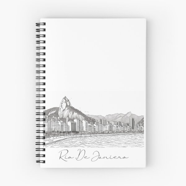 Item preview, Rio De Janierio City View Line Art View 3 designed and sold by PrintsByVickson.