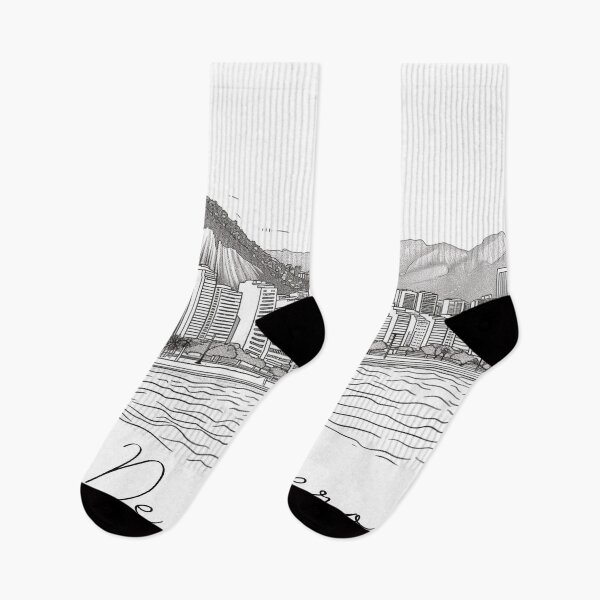 Item preview, Rio De Janierio City View Line Art View 3 designed and sold by PrintsByVickson.