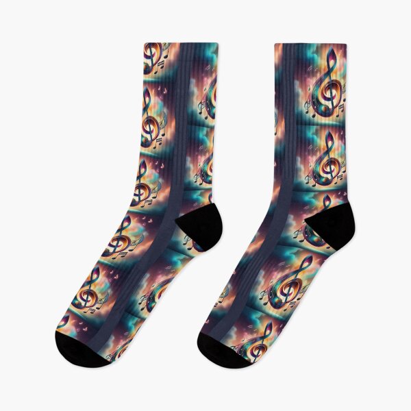 Item preview, Treble clef and musical notes designed and sold by Artbellachi.