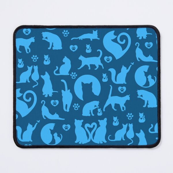 Item preview, Copy of Cute cat pattern for the cat lover in your life - light blue designed and sold by ShaneCRob.