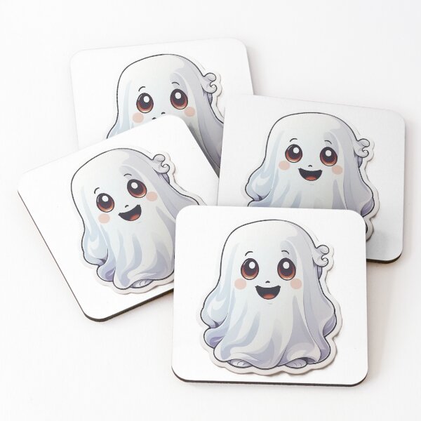 Item preview, Cute cartoon friendly ghost designed and sold by Carolina Shamel.