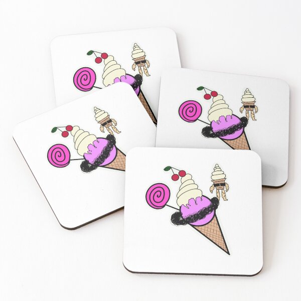 Item preview, ice cream plus muscle man in black designed and sold by Duckkkyy.