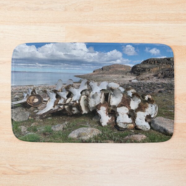 Item preview, Kinngait Whale Bones Arctic Ocean Lowtide designed and sold by ColdCreekCanvas.