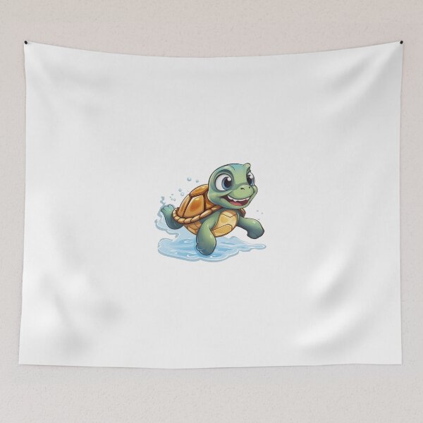 Item preview, Shell Yeah! Dive into Turtle Cuteness with Redbubble Merch designed and sold by digizonebydas.