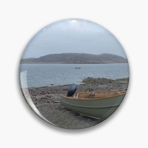 Item preview, Kinngait Beached Boat Arctic Ocean Lowtide designed and sold by ColdCreekCanvas.