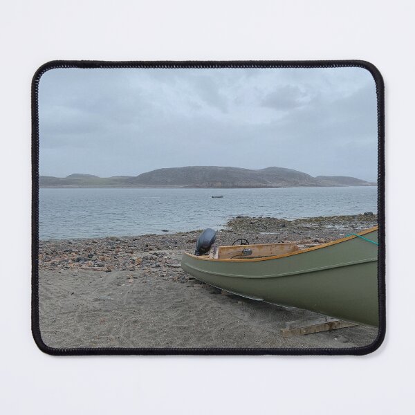 Item preview, Kinngait Beached Boat Arctic Ocean Lowtide designed and sold by ColdCreekCanvas.