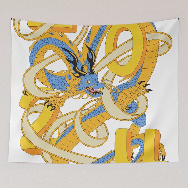 Item preview, Year of The Dragon Blue designed and sold by Dragonuva.