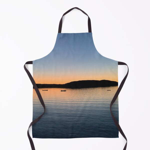 Item preview, Kinngait Sunset Boats Arctic Ocean High Tide designed and sold by ColdCreekCanvas.