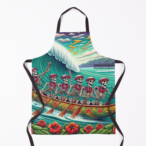 Item preview, Skeleton Crew Hawaiian Canoe Paddlers North Shore Kauai designed and sold by HippieFarms11.
