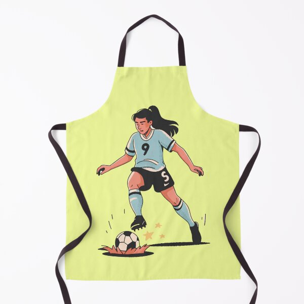 Item preview, 90s Nostalgia Minimalist Girl Kicking Football | Women's Soccer Enthusiast Design designed and sold by Tecnofa.
