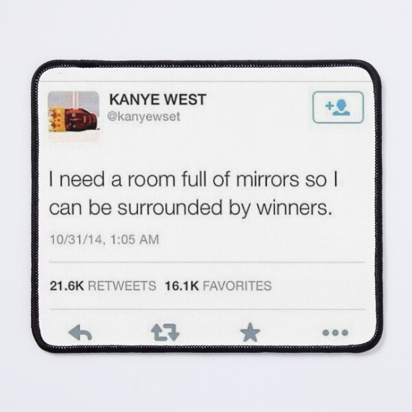 Item preview, Kanye West Tweet | Rap | Donda | Vultures | Graduation designed and sold by StickerSold.