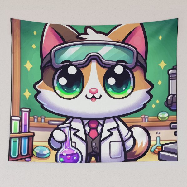 Item preview, The Scientific Cat Out of Focus designed and sold by Gacram.