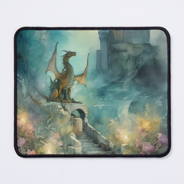 Item preview, The Dragon at Camelot designed and sold by Kallak-AI-Art.