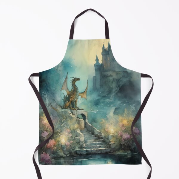 Item preview, The Dragon at Camelot designed and sold by Kallak-AI-Art.