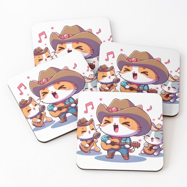 Item preview, Cowboy Kittens Singing Serenades designed and sold by Gacram.
