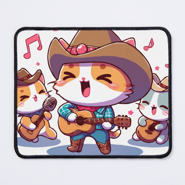 Item preview, Cowboy Kittens Singing Serenades designed and sold by Gacram.