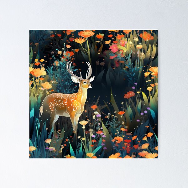Item preview, Deer Fantasy Forest designed and sold by keenreb.