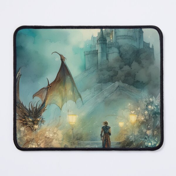 Item preview, The Dragon at Camelot 2 designed and sold by Kallak-AI-Art.