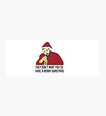 Dj Khaled They dont want you to have a merry christmas Photographic Print