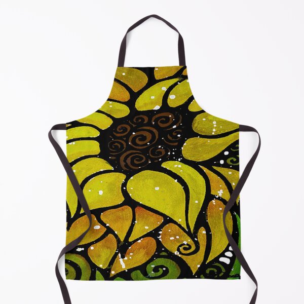 Item preview, Distressed Neurographic Watercolor Sunflower designed and sold by Sheila Pressley.