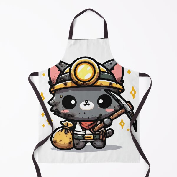 Item preview, Mining Cat in Search of Golden Purrs designed and sold by Gacram.