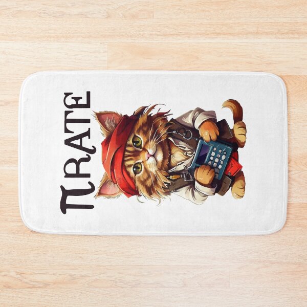 Item preview, Pi day Pirate Cat designed and sold by HandicraftArt.