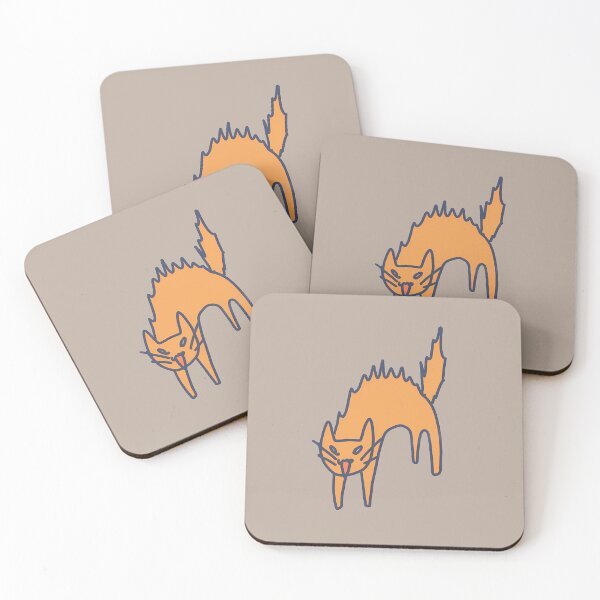 Item preview, cute hissing orange cat designed and sold by Doguldo.