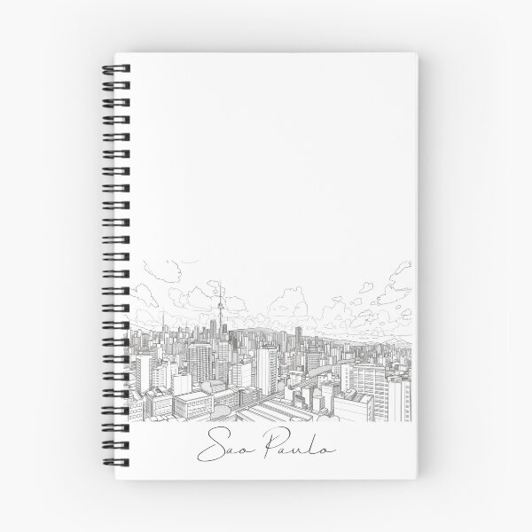 Item preview, Sao Paulo Cityscape View Line art - View 1 designed and sold by PrintsByVickson.