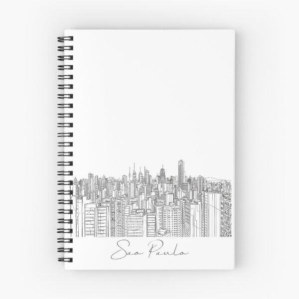 Item preview, Sao Paulo Cityscape View Line art - View 4 designed and sold by PrintsByVickson.
