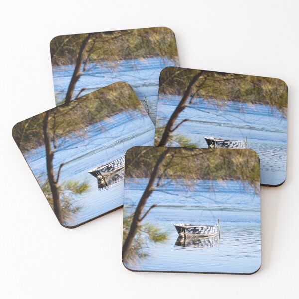 Item preview, Dinghy on the lagoon - boat designed and sold by Tara Smithson.