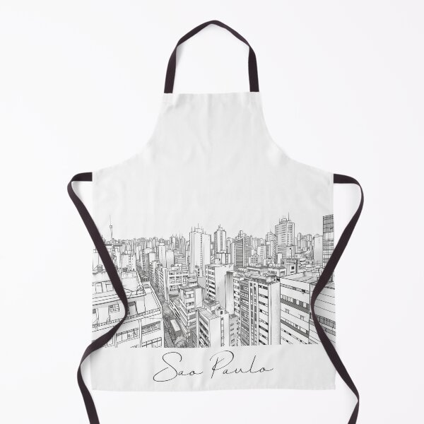 Item preview, Sao Paulo Cityscape View Line art - View 6 designed and sold by PrintsByVickson.