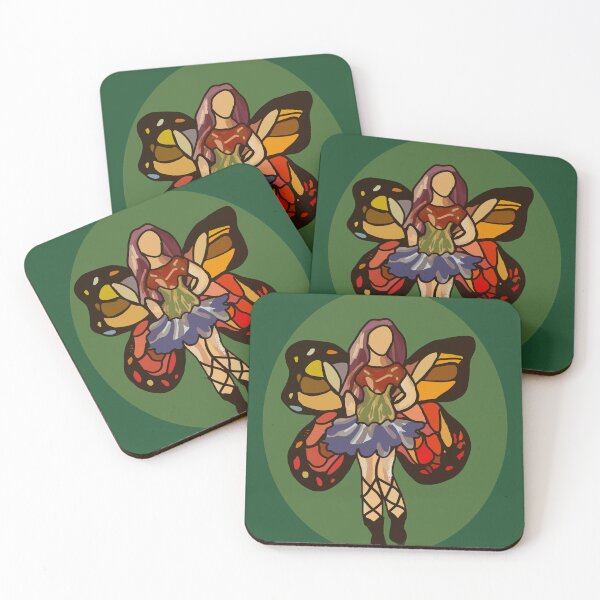 Item preview, Trin, a fairy with green elipse background  designed and sold by meaowl.