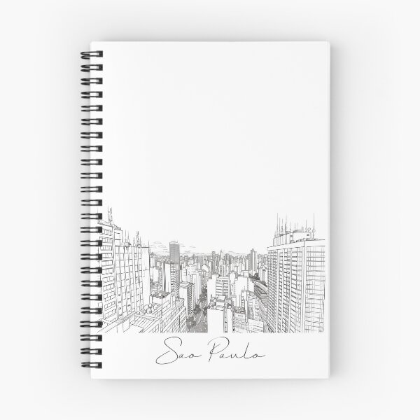 Item preview, Sao Paulo Cityscape View Line art - View 7 designed and sold by PrintsByVickson.