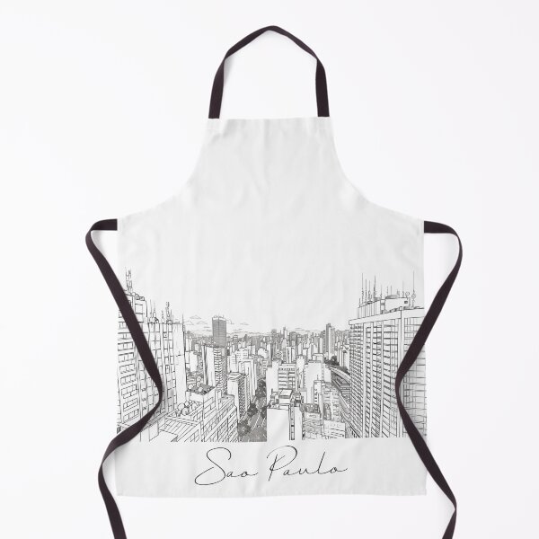 Item preview, Sao Paulo Cityscape View Line art - View 7 designed and sold by PrintsByVickson.