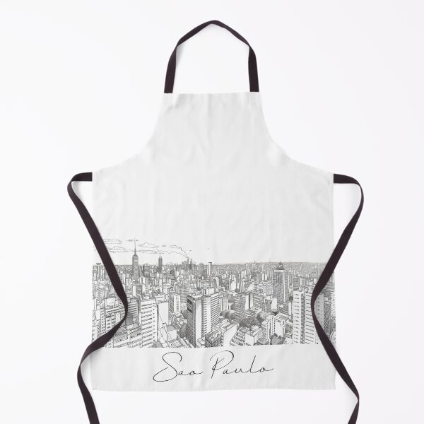 Item preview, Sao Paulo Cityscape View Line art - View 8 designed and sold by PrintsByVickson.
