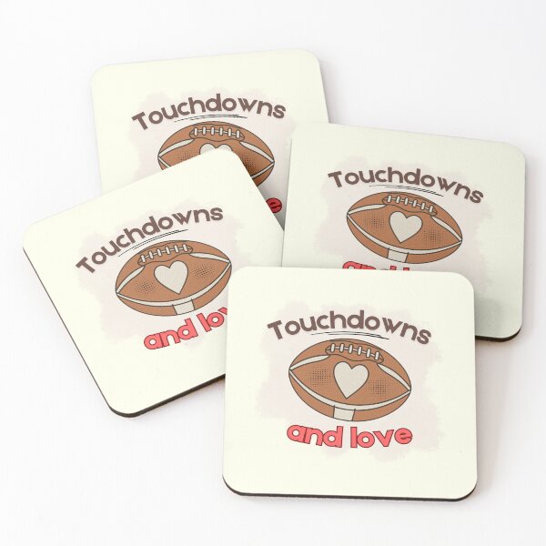 Item preview, Vintage American Football: Touchdowns and Love for Coach's Wife & Football Mom designed and sold by Tecnofa.