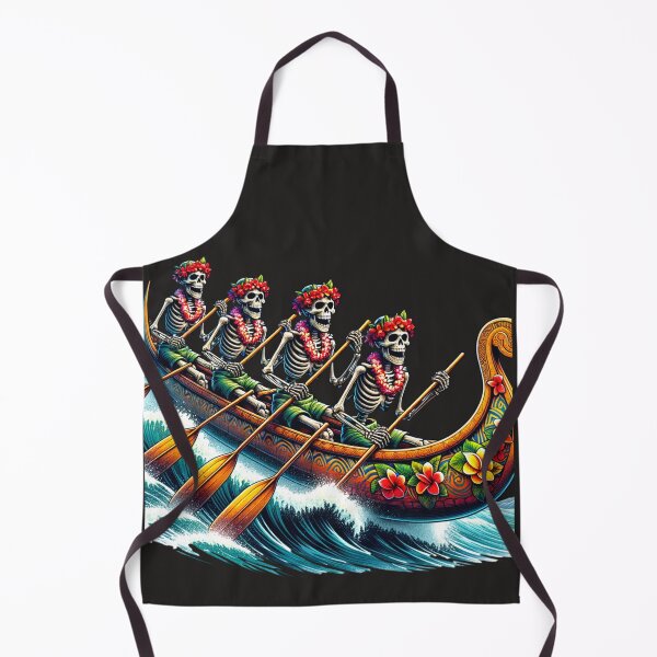 Item preview, Dead Skeletons Hawaiian Canoe Paddlers designed and sold by HippieFarms11.